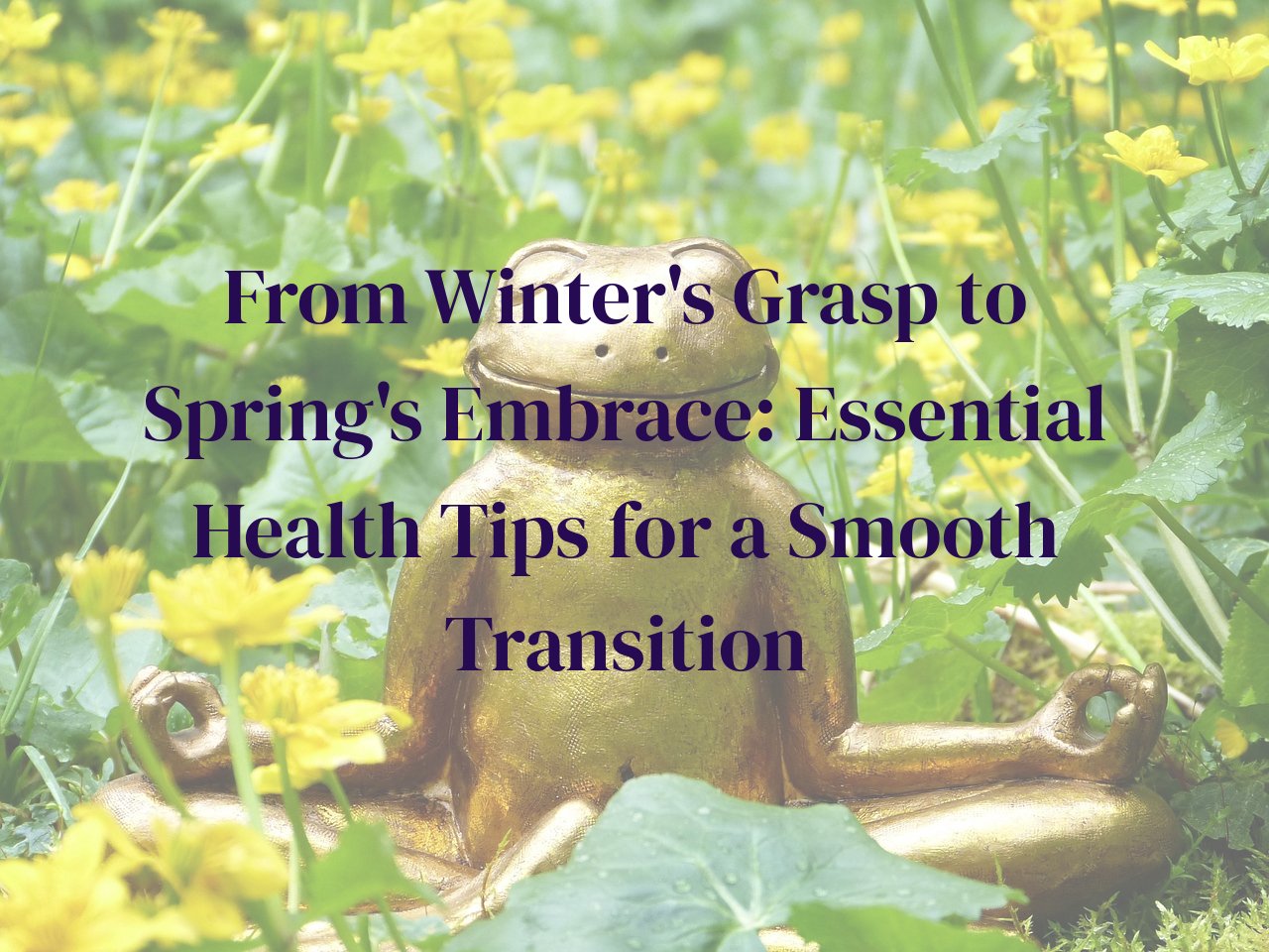 From Winter's Grasp to Spring's Embrace: Essential Health Tips for a Smooth Transition